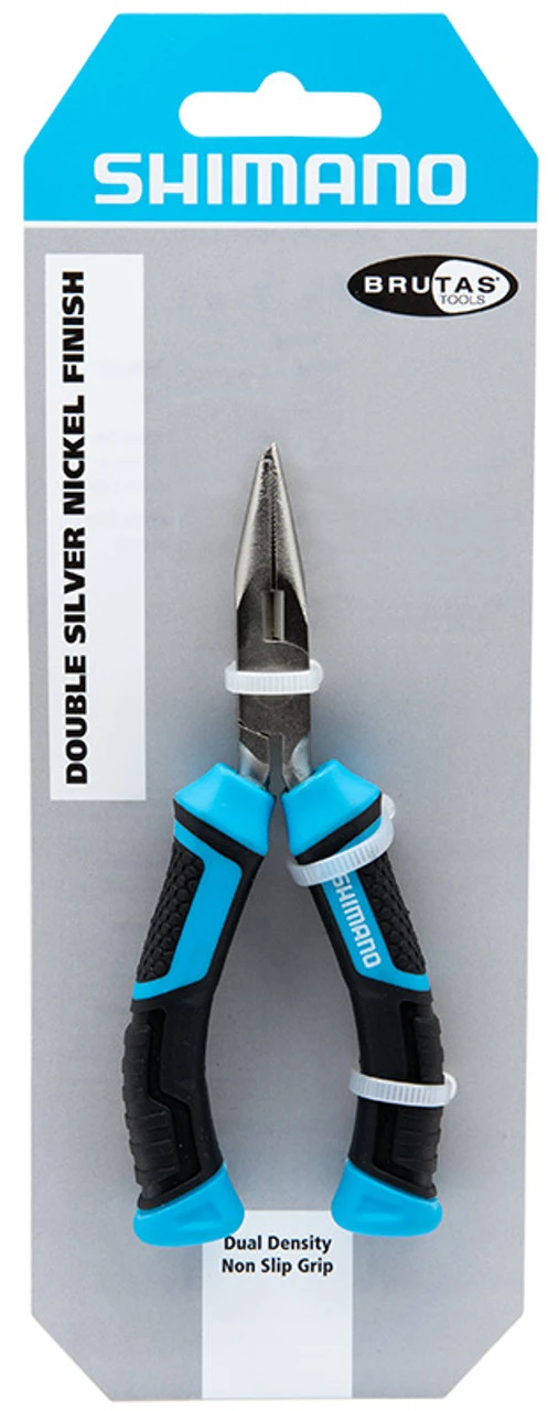 Shimano Brutas Silver Nickel 5in Split Ring Pliers 4 Shimano Brutas Silver Nickel 5in Split Ring Pliers - Image 2